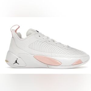Jordan Luka 1 Dog Dad Jordan White and Pink Basketball Sneakers LUKA